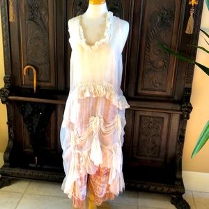 Magnolia Pearl Silk Dress/Slip Layers